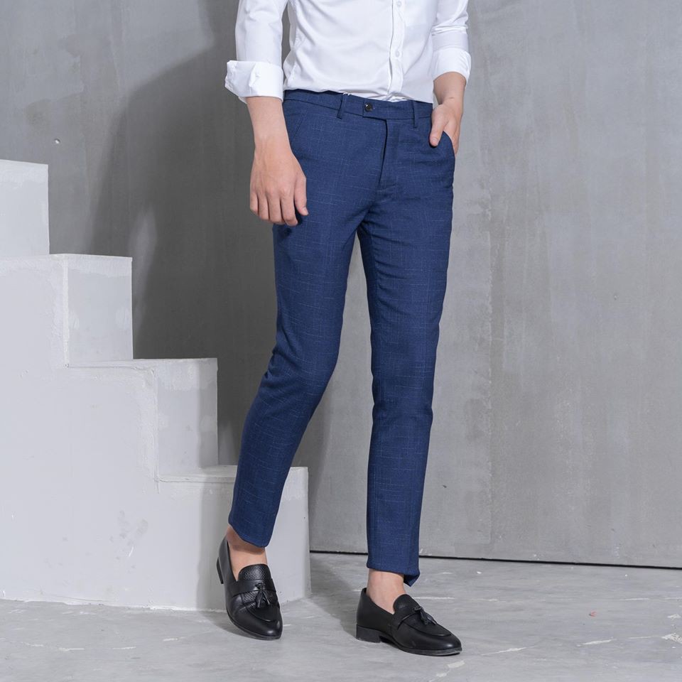 Quần âu nam họa tiết xước Edana Menswear,Form dáng Hàn Quốc , chống nhăn , chống xù ,dành người cân nặng 45 -78kg | BigBuy360 - bigbuy360.vn