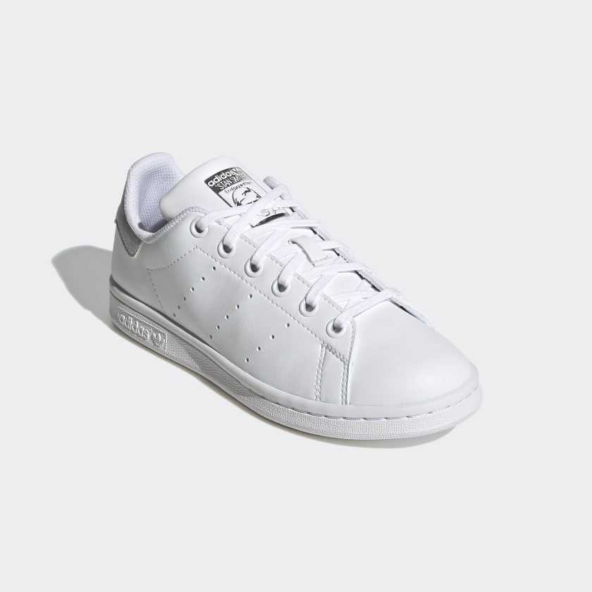 Giày Sneaker Thời Trang Nữ Adidas Stansmith K Fw1129 “Silver” - Hàng Chính Hãng - Bounty Sneakers