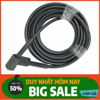 Dây rửa xe cho máy phun xịt rửa áp lực cao 2 đầu to bằng nhau ren 22mm (10m)