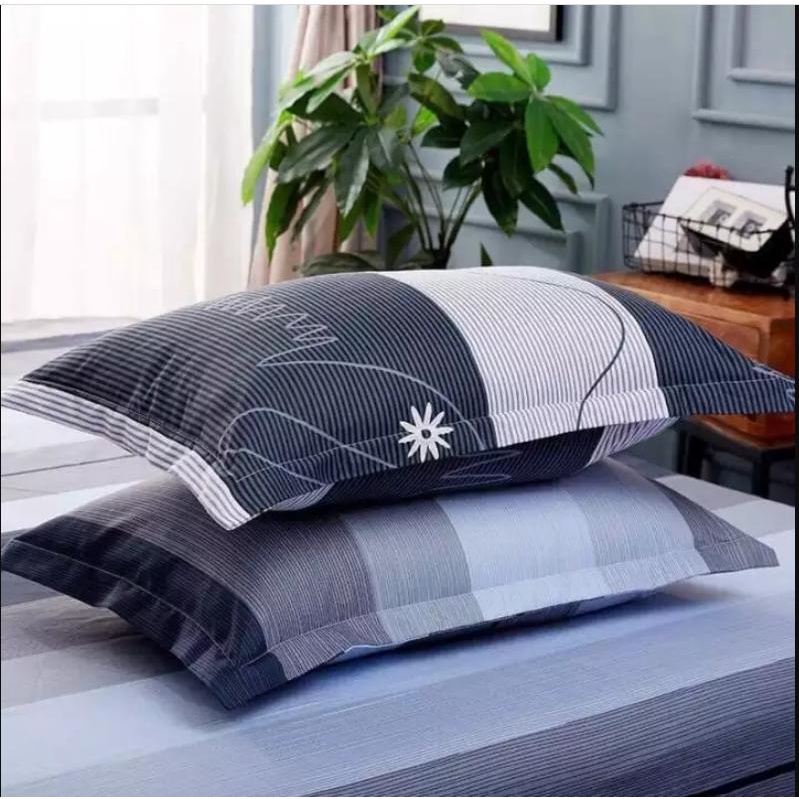1 Gối lẻ / 1 cặp gối hơi 35 x 50 cm cao cấp Ánh Sao có khoá kéo tiện lợi ( đã gồm vỏ gối)