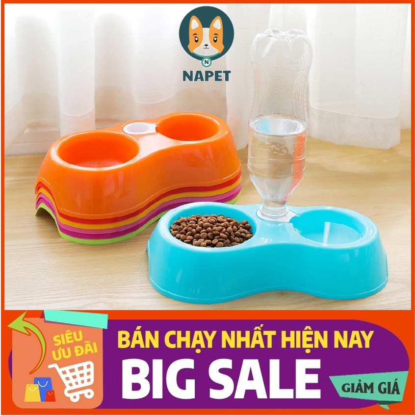 Bát nhựa đôi tự động cho chó mèo được làm hoàn toàn bằng nhựa cao cấp có độ bền cực cao và mức độ an toàn cũng rất tốt