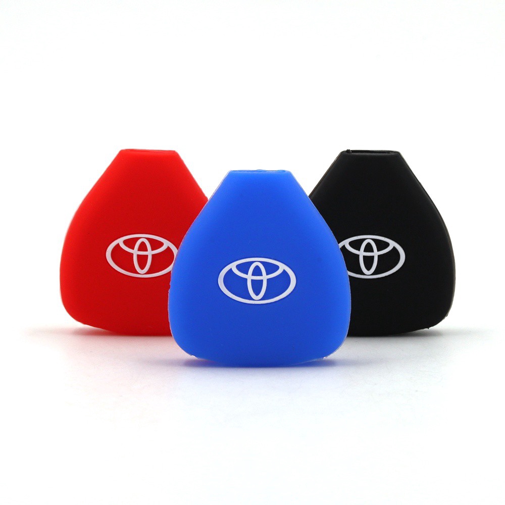 Vỏ Silicon Bảo Vệ Chìa Khóa Điều Khiển Từ Xa Cho Xe Hơi Toyota Camry 2006-2011 RAV4 Yaris Corolla Ốp