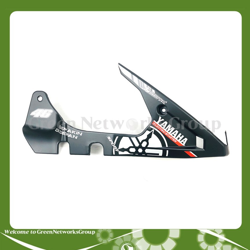 Mỏ cày Exciter 150 nhựa đúc khuôn Màu Đen họa tiết giao ngẫu nhiên Greennetworks