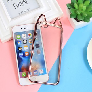 Ốp lưng iphone trong suốt tai mèo