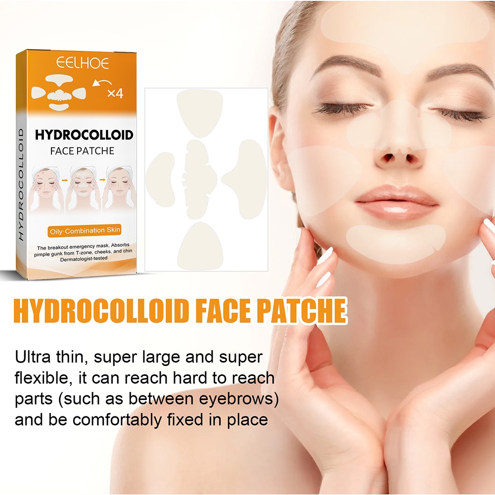 EELHOE Mụn Vá Hydrogel Mặt Mụn Mụn Vá Hydrocolloid Gel Da TAG Điều Trị Loại Bỏ Dán Chăm Sóc Da Mặt Cầm Tay Trong Suốt Vô Hình vá Nhanh giao hàng