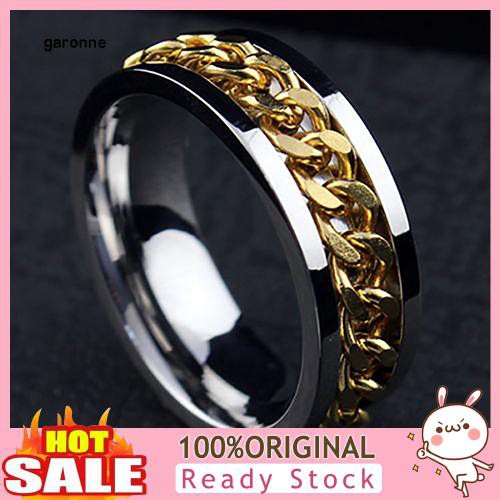 Nhẫn inox mạ bạc thời trang nam nữ