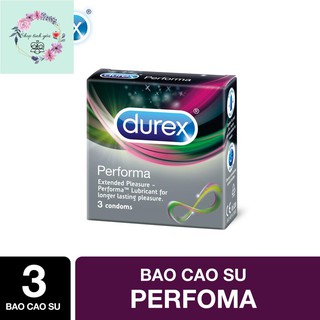 Bao cao su Durex Performa 3 bao 💥Kéo Dài Thời Gian-Chính Hãng💥