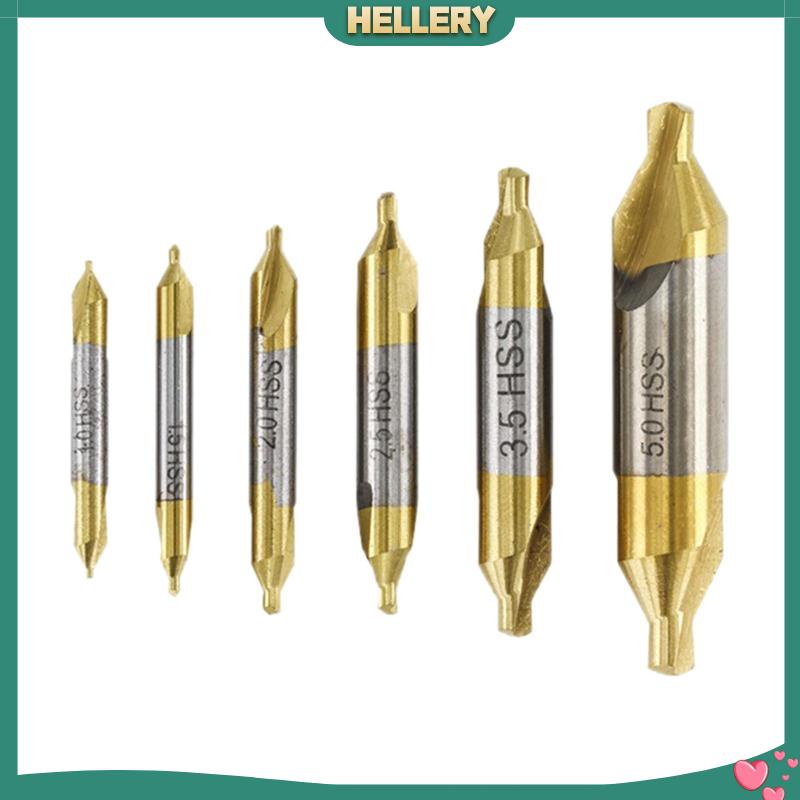 Set 6 Mũi Khoan Trung Tâm HSS Bền Bỉ Chuyên Dụng