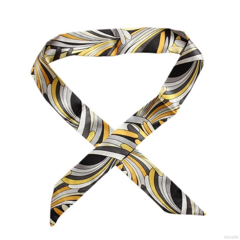 Khăn trang trí thắt nơ túi xách màu sắc sặc sỡ