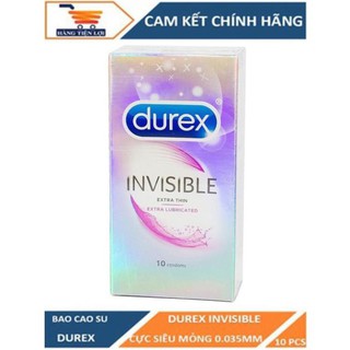 ✔️✔️Bao Cao Su Siêu Mỏng Durex Invisible Extra Thin- Siêu Khoái Cảm