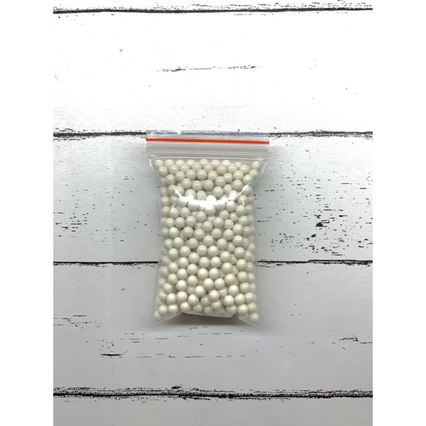 Bi trắng 6mm 0.20g cao cấp, đẹp, mịn và bền