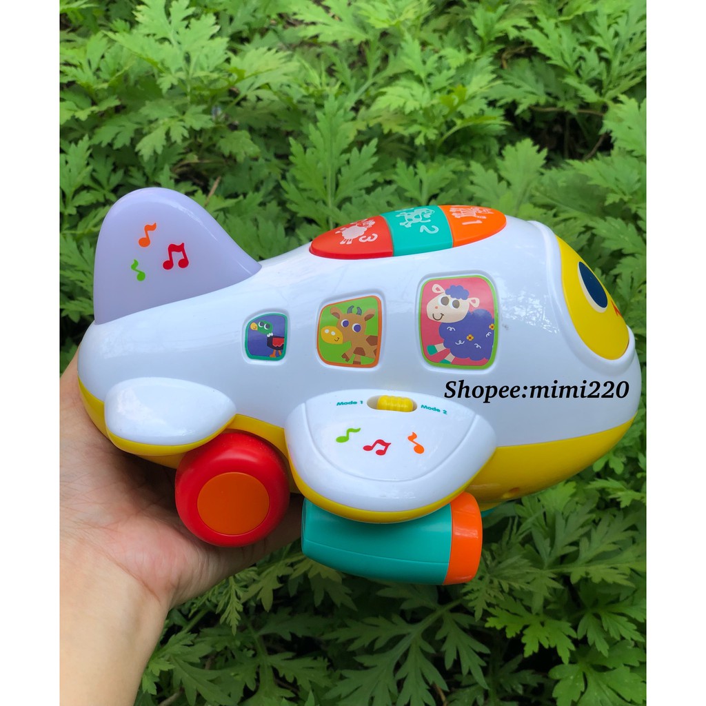 Máy bay Learning Plane Bump'n Go My Kingdom có nhạc, đèn, di chuyển được (tặng kèm pin)