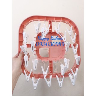 Móc phơi đồ dạng chùm 24 kẹp Laxson