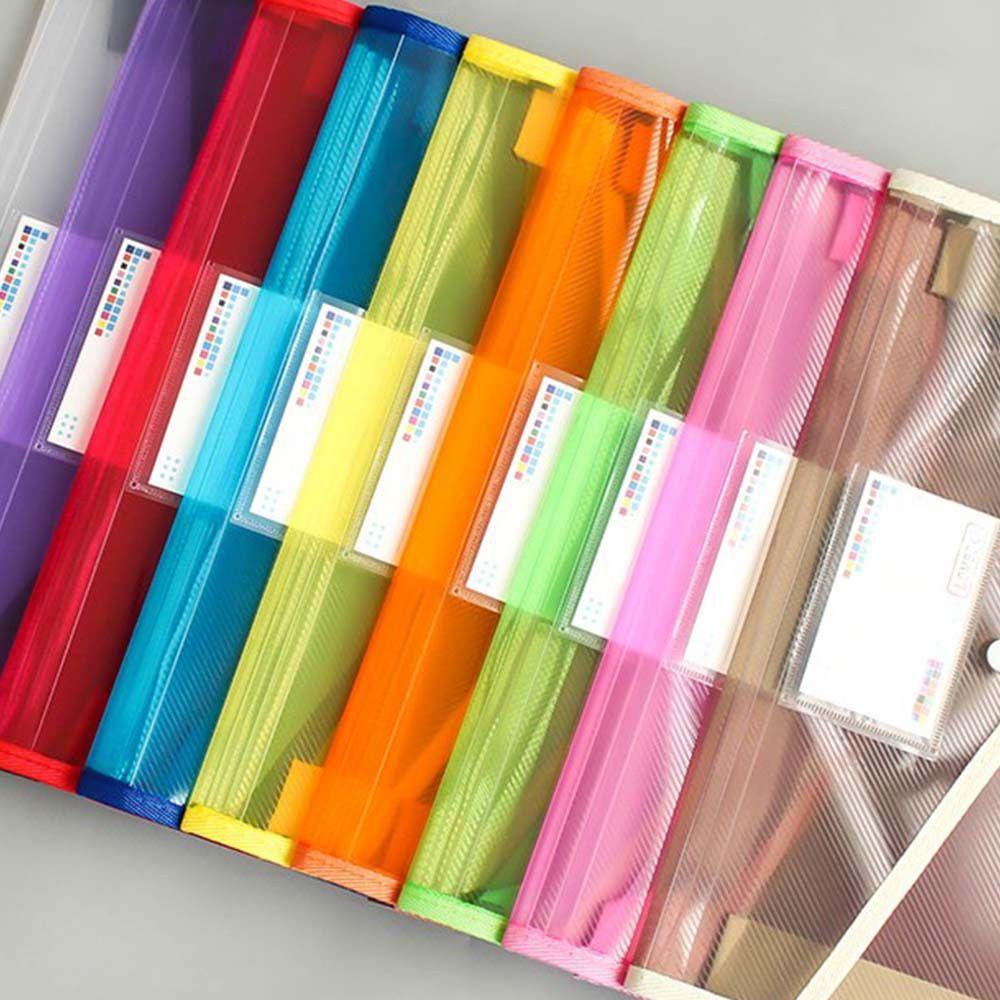 Túi Đựng Tài Liệu Khổ A4 / A5 Trong Suốt Chống Thấm Nước Tiện Dụng