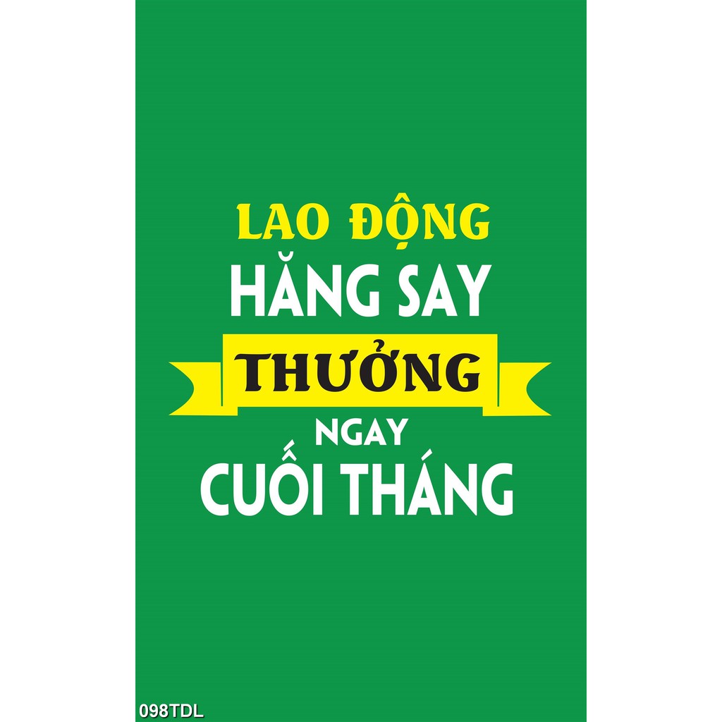 TRANH DÁN TƯỜNG 3D SLOGAN ĐỘNG LỰC LÀM VIỆC - TRANH DÁN TƯỜNG VĂN PHÒNG LÀM VIỆC - YAN SHOP