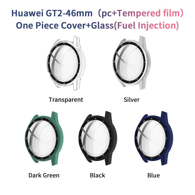 Ốp tích hợp kính cường lực bảo vệ màn hình cho Huawei Watch Gt 2 Pro Gt2 Pro Gt 2e 2 E 46mm / 42mm