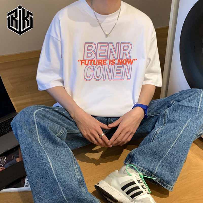 Áo thun tay lỡ  nam nữ Unisex, áo phông form rộng oversize ATL147 | BigBuy360 - bigbuy360.vn