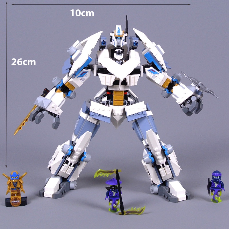Đồ chơi lắp ráp Robot Supper Ninja với 765 Chi tiết nhựa ABS Cao cấp