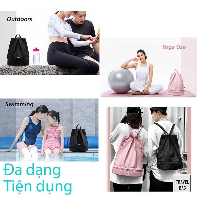 Bagworld Balo đi bơi tập gym chống nước cực tốt có ngăn đựng giày cao cấp