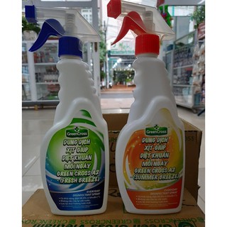 DUNG DỊCH XỊT DIỆT KHUẨN GREEN CROSS A2 500ML