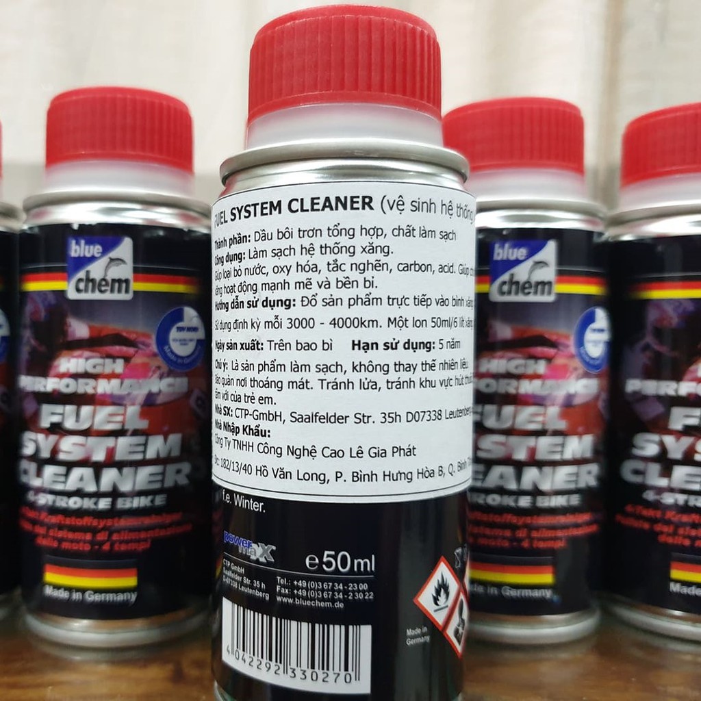 BLUECHEM FUEL SYSTEM CLEANER (VỆ SINH BÌNH XĂNG) 50ML