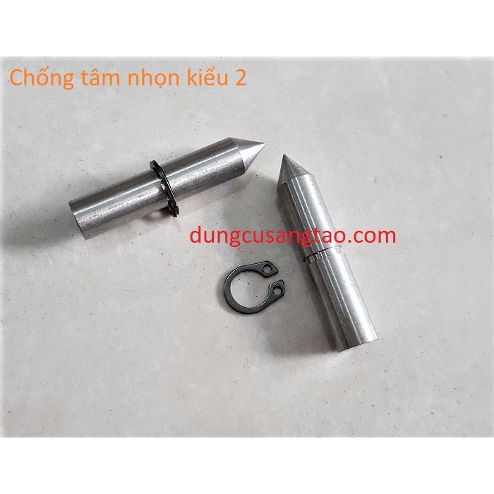Đầu chống tâm nhọn / Chống tâm cho máy tiện mini
