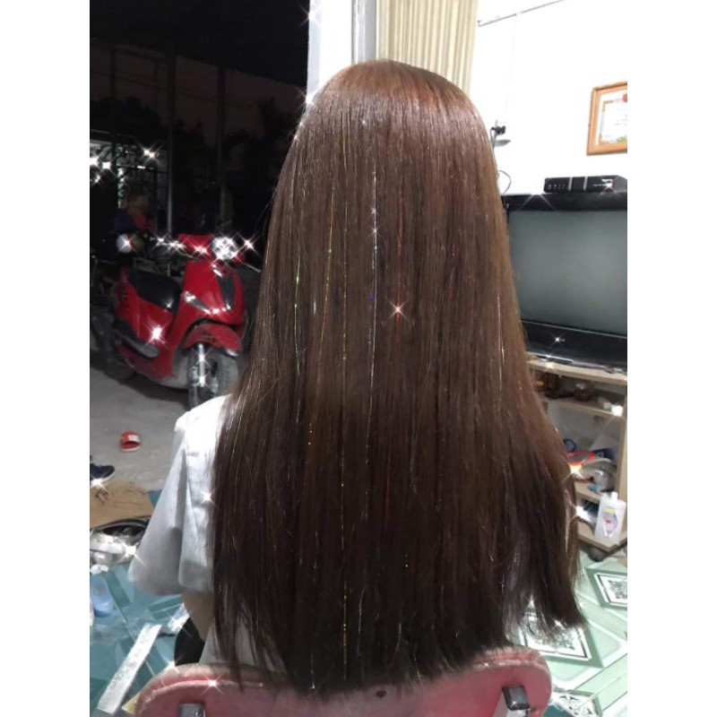 Light tóc kim tuyến lấp lánh nguyên bịch
