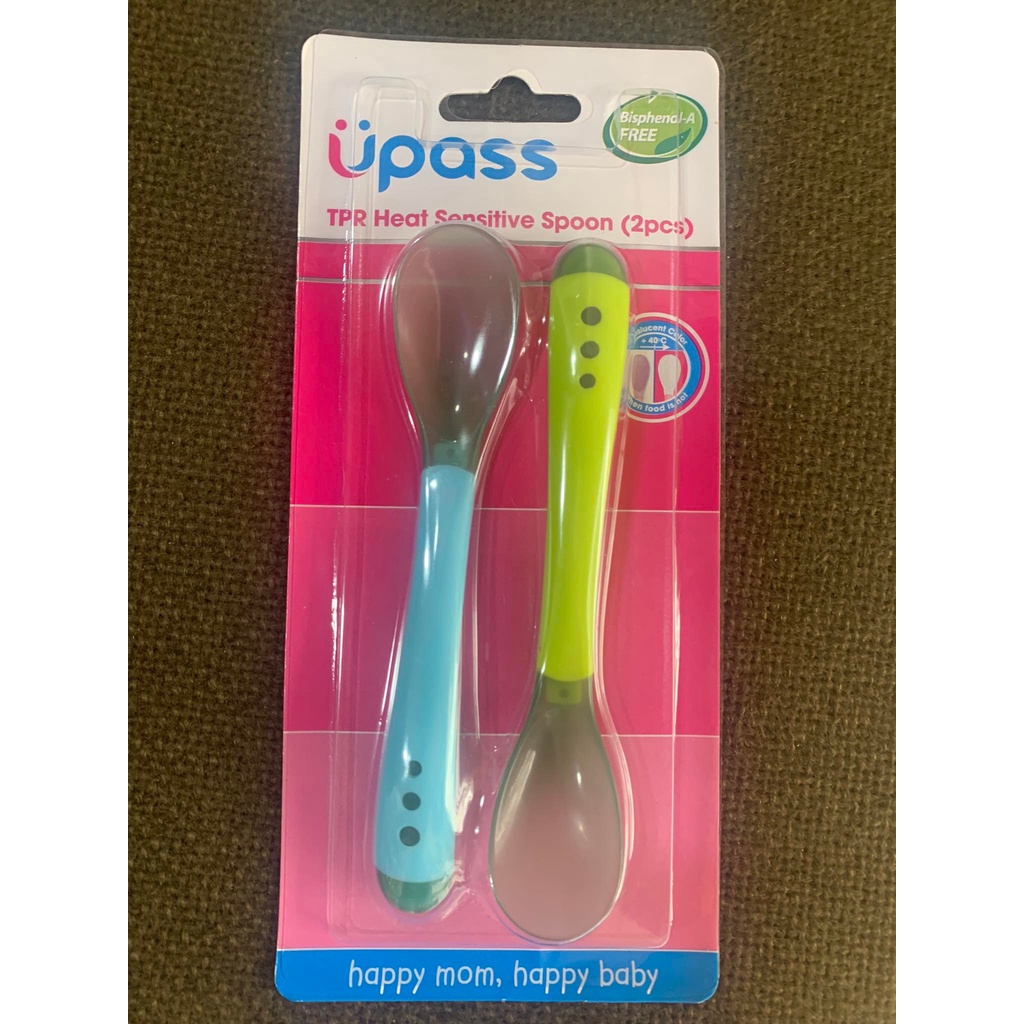 Set 2 Thìa Báo Nóng Upass Cho Bé Ăn Dặm