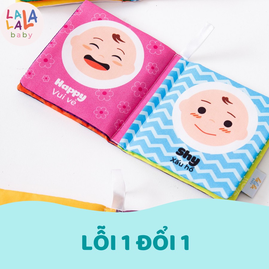 Sách vải cho bé Lalala Baby 8 chủ đề