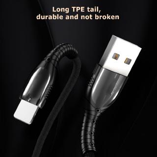Cáp Sạc Nhanh 5a Cổng Micro Usb Type-C Có Đèn Led Cho Iphone Android