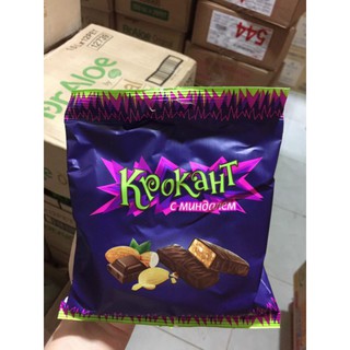 Kẹo tím Krokant socola Nga 180g