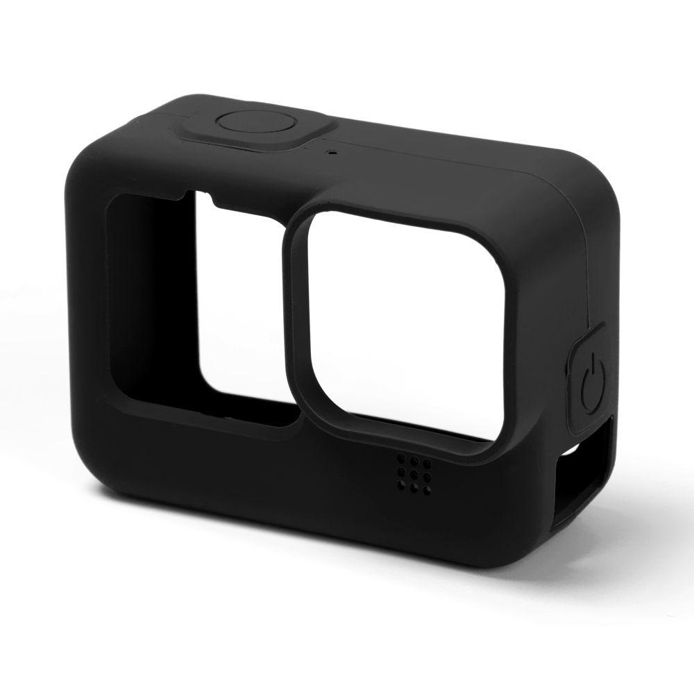 MAG Nắp Đậy Pin Nắp Lật Bằng Silicon Chống Trầy Xước Màu Đen Cho GoPro Hero 10 9