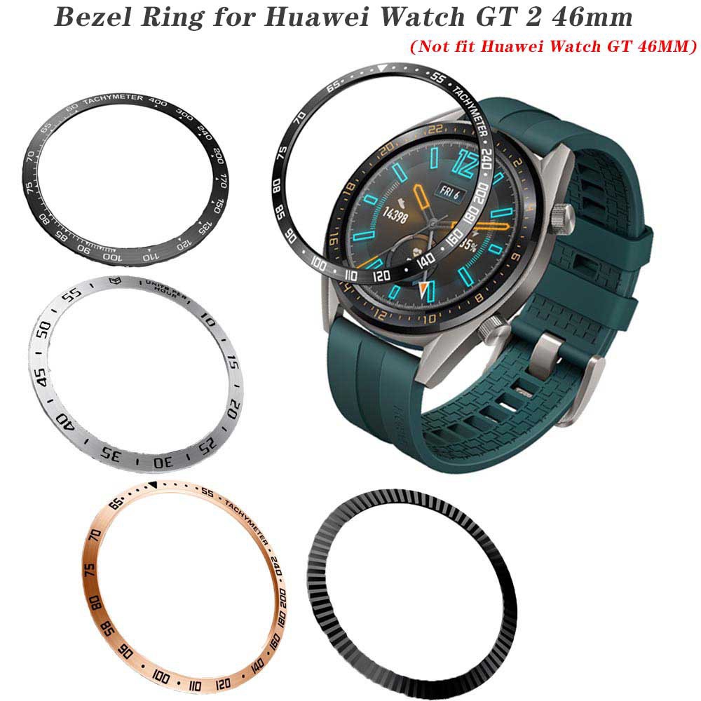 Viền Bảo Vệ Mặt Đồng Hồ Huawei Watch Gt2 46mm Bằng Thép Không Gỉ