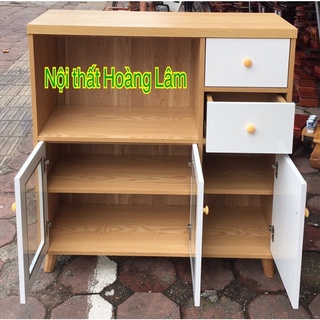 Tủ đa năng chân gỗ hiện đại