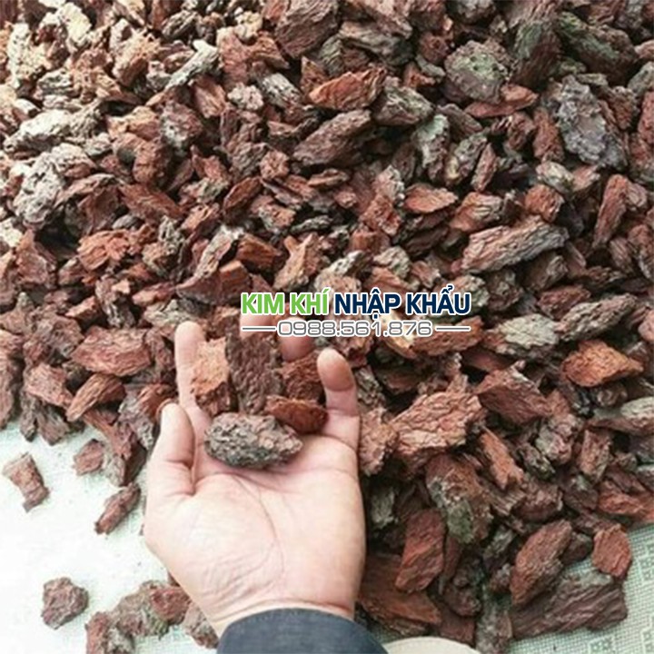 Giá thể vỏ thông Thanh Hà kích thước 1x1cm gói 1kg - GT1