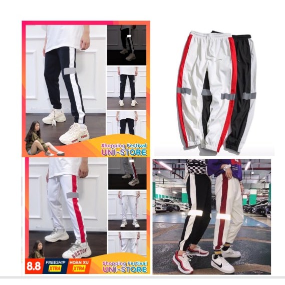 Quần jogger nam nữ chất thun cotton 2 lớp cạp lững thể thao tập gym, yoga,chạy bộ,aerobic legging rút dây ống rộng | BigBuy360 - bigbuy360.vn