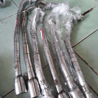 Cổ pô inox, cổ pô độ ex 135, ex 150, winner, raider...