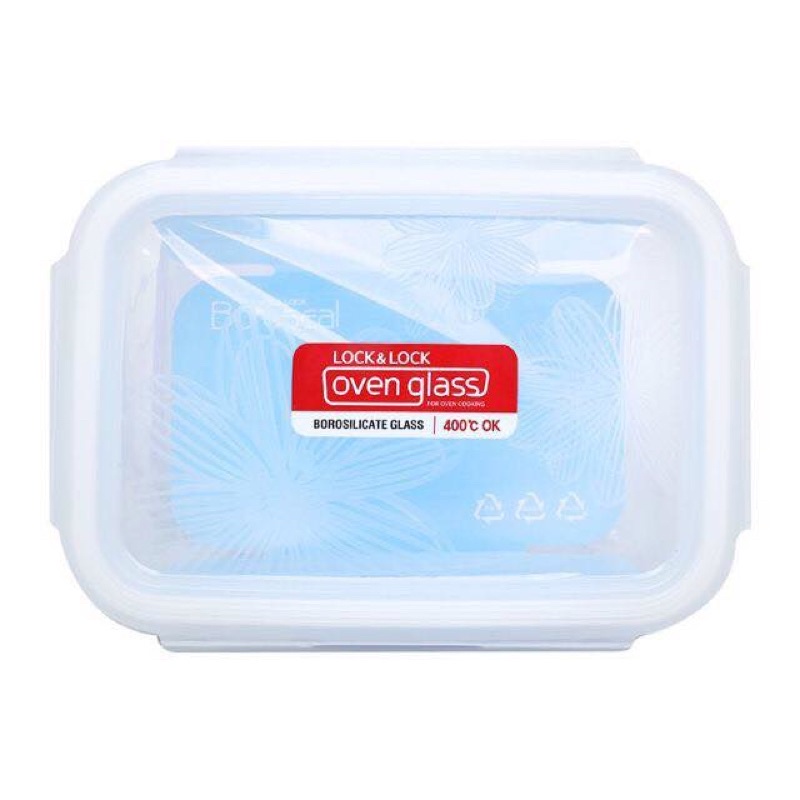 Hộp Thuỷ Tinh Chịu Nhiệt Lock&amp;Lock LLG426 530ml - Dùng Được Cho Lò Vi Sóng - Hộp Mang Cơm, Đựng Thực Phẩm