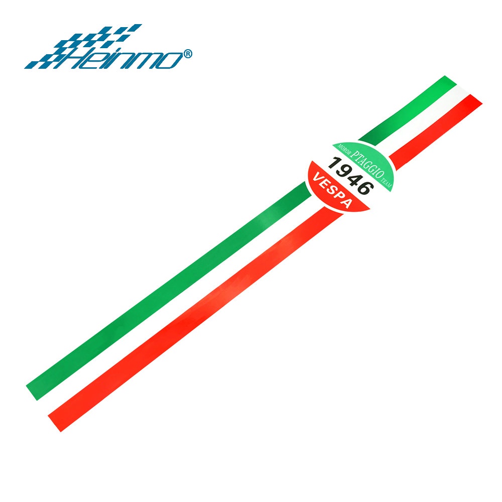 Sticker Cờ Ý Phản Quang Dán Trang Trí Xe Mô Tô Vespa GTS Sprint Primavera 125 150