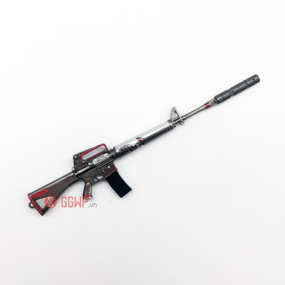 Mô hình M16A4 Shark Bite 17cm PUBG