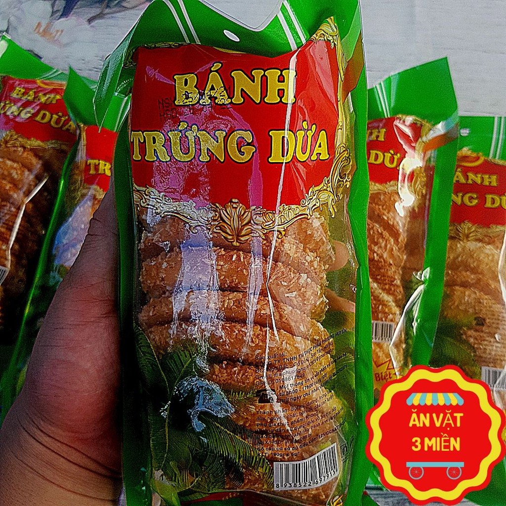 Bánh Trứng Dừa Đặc Sản 3 Miền / Phương Huyền Food gói 190g