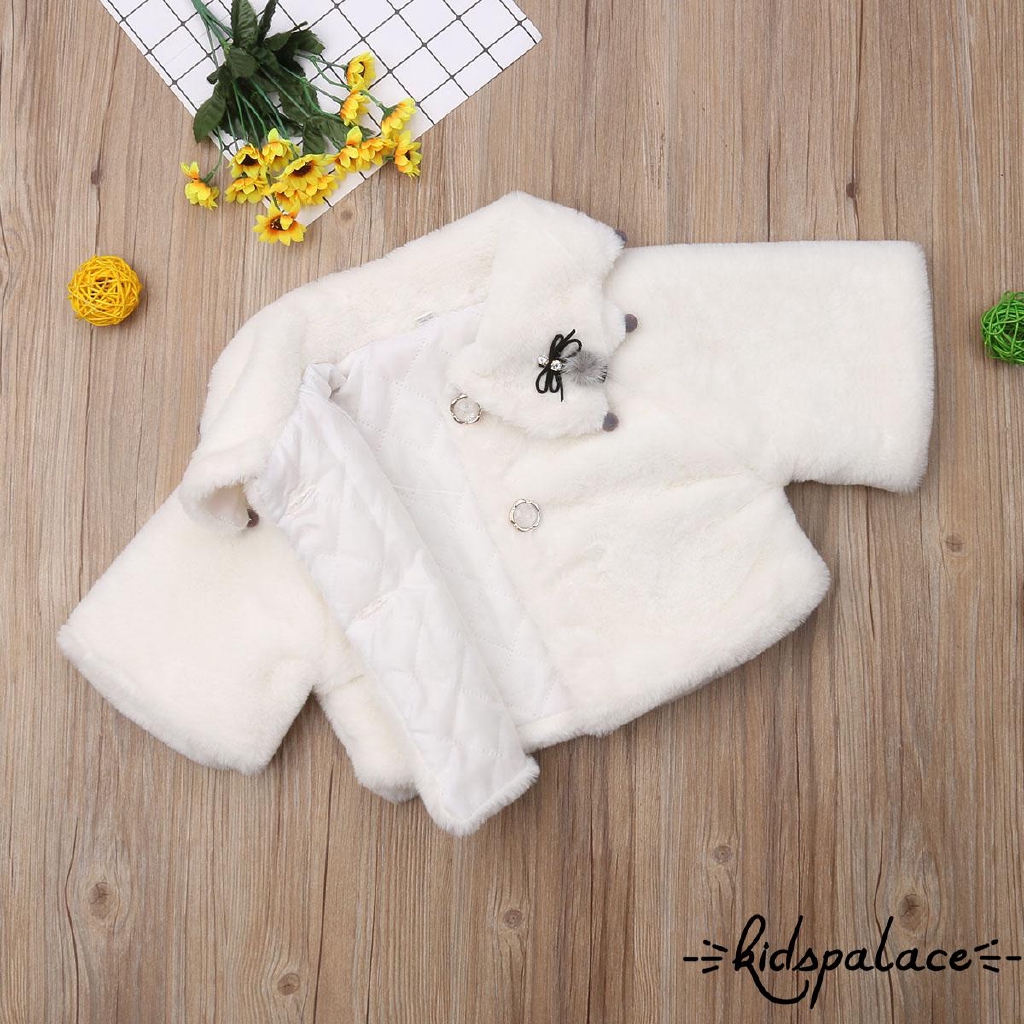 Áo khoác mùa đông giữ ấm thiết kế xinh xắn dành cho bé gái