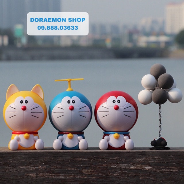 Bộ 3 Mô Hình Capsule Doremon Doraemon Lắp Ráp