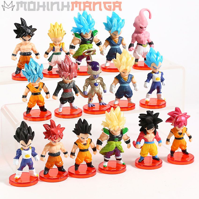 [CÓ QUÀ] Mô hình Dragon Ball 7 Viên Ngọc Rồng Son Goku Black Goku Gogeta Vegito Broly Mabu Frieza Vegeta Gohan Saiyan