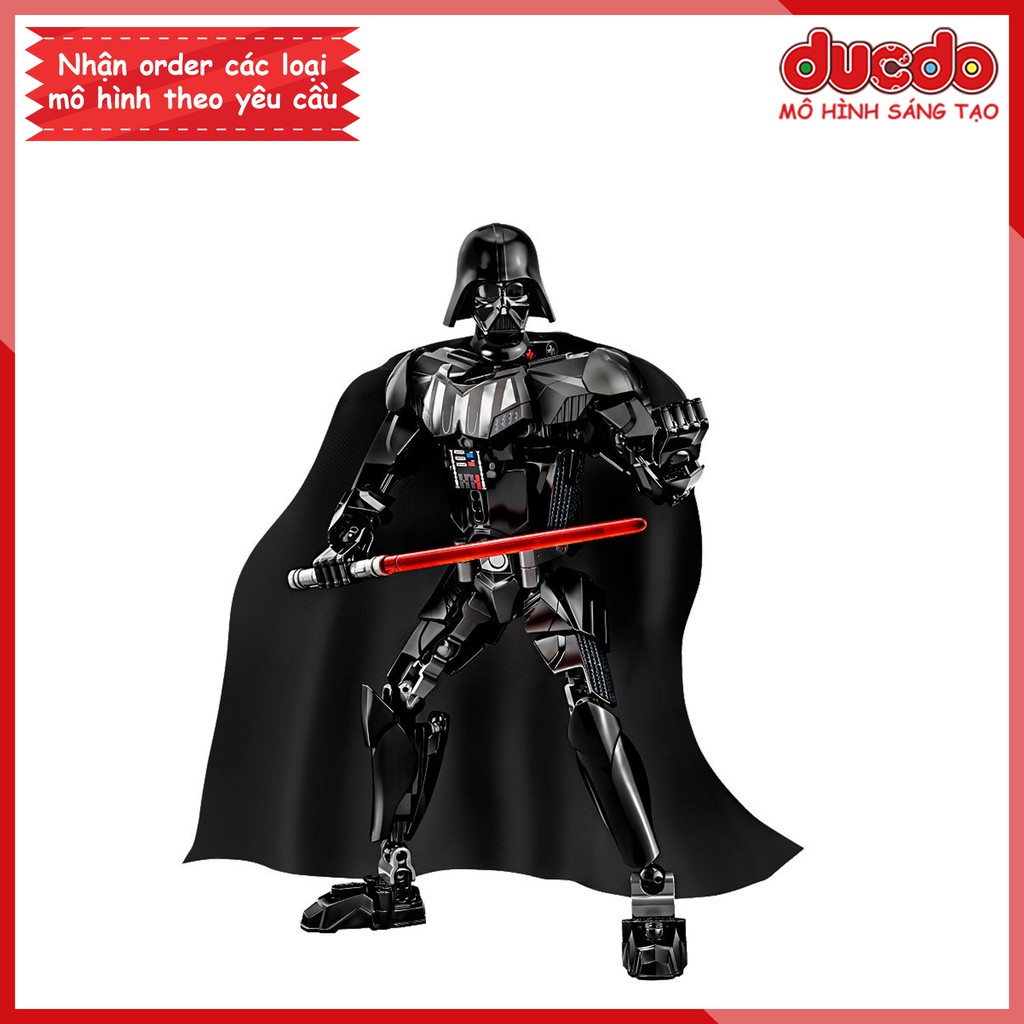 KSZ713 Lắp ghép nhân vật Darth Vader - Đồ chơi Xếp hình Mô hình Minifigures Star wars 75111