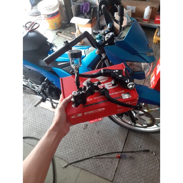 CẶP CÙM TAY CÔN - TAY THẮNG BÌNH DẦU RỜI  RCB 14mm chính hãng gắn xe máy