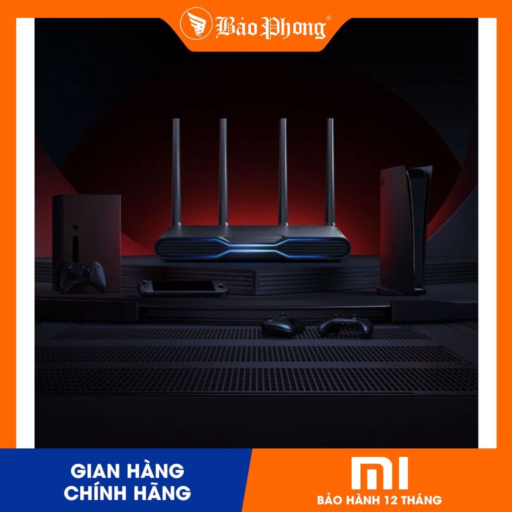 Bộ phát Wifi Router Xiaomi Redmi AX5400 Gaming hỗ trợ - Wifi 6 - Mesh - 248 thiết bị - Chuyên cho chơi Game Ax5400