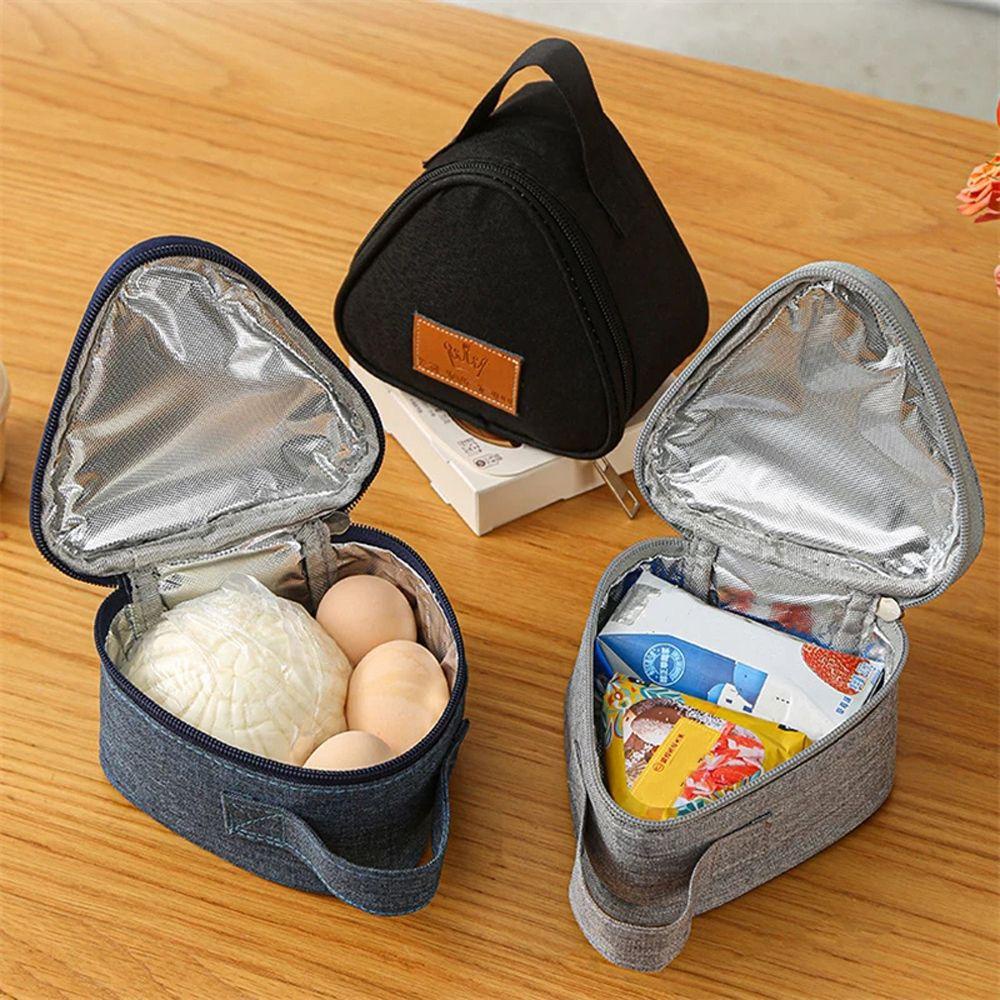 Túi Giữ Nhiệt Đựng Cơm Trưa Chống Thấm Nước Họa Tiết Chữ Phong Cách Hàn Quốc