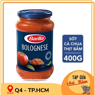 Sốt mì ý cà chua thịt bằm barilla vị bò bolognese hũ 400g - tap qua chu kim