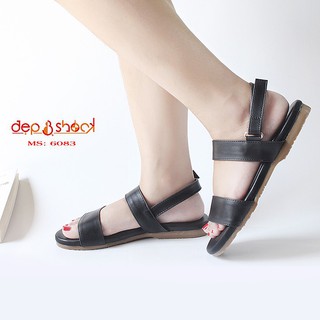 Sandal nữ quai ngang đế bệt Big size Ms - 6083